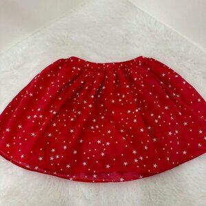 GAP Kids Girls Red Star Print Skirt